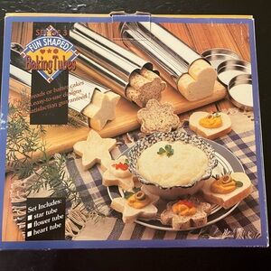 Vintage Fun Shaped Baking Molds Set NIB